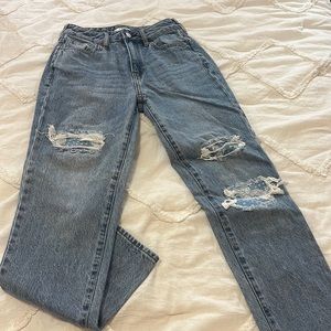 PacSun bandana ripped jeans